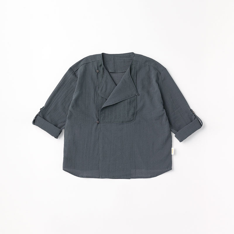 Size 100-120: shirts 3 bosom navy