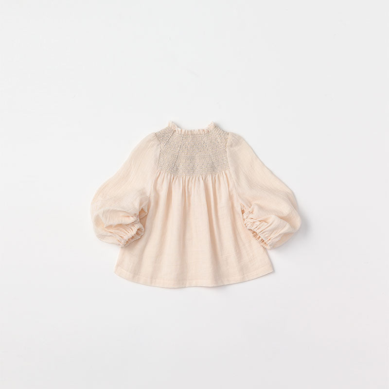 Size 70-90: blouses 2 shirring pink