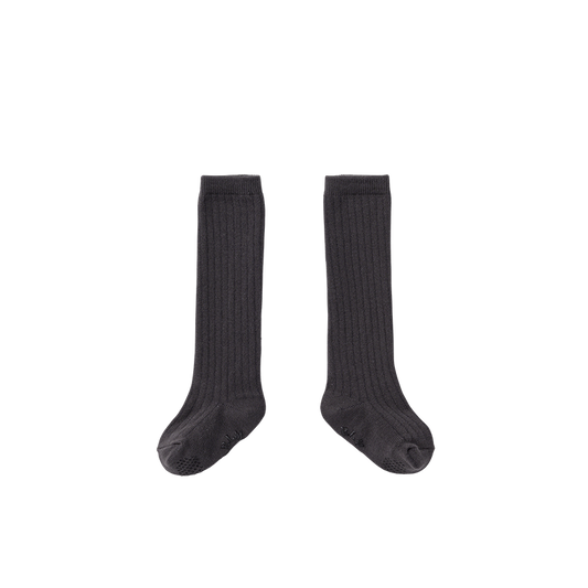 knee socks 2 charcoal