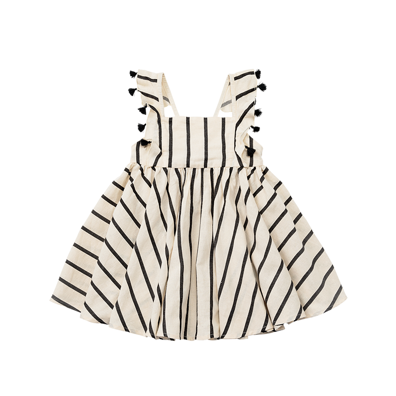 Size 100-120: loisir sun dress 3 stripe