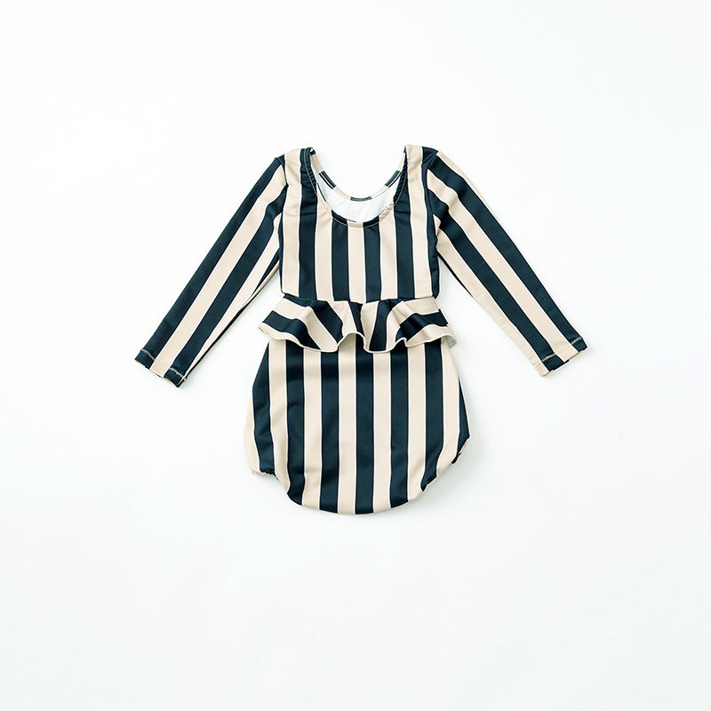 Size 120: swimwear 3 reef stripe navy