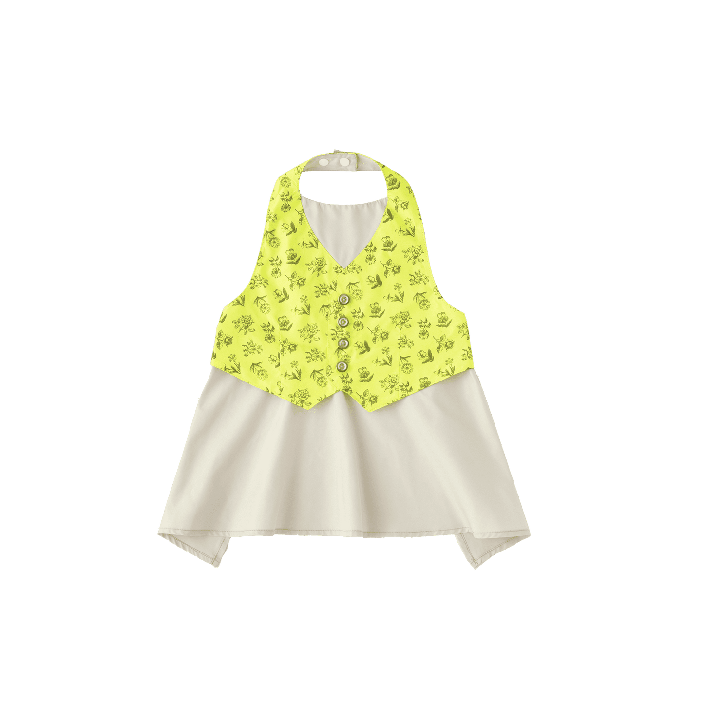Size 80-90: garcon 5 yellow flower